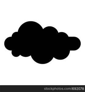 Formed cloud icon. Simple illustration of formed cloud vector icon for web. Formed cloud icon, simple style.