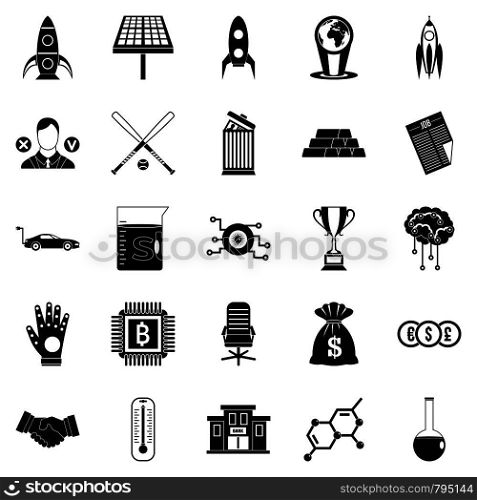 Fortunate icons set. Simple set of 25 fortunate vector icons for web isolated on white background. Fortunate icons set, simple style
