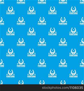 Fortune pattern vector seamless blue repeat for any use. Fortune pattern vector seamless blue