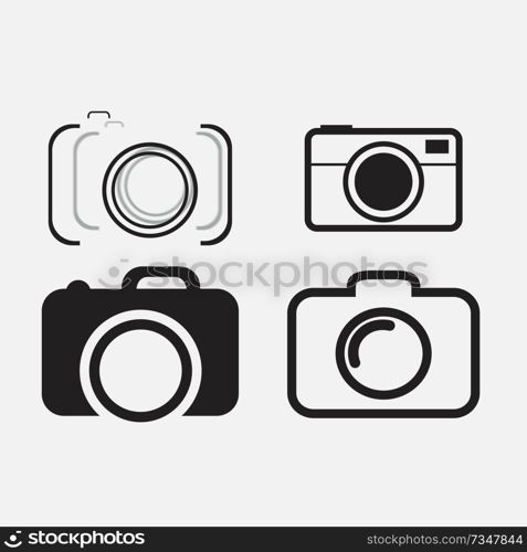 foto camera icon set