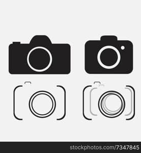 foto camera icon set