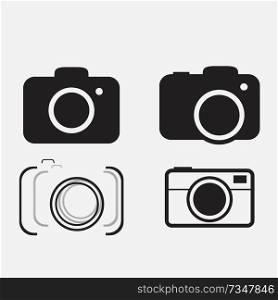 foto camera icon set