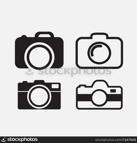 foto camera icon set