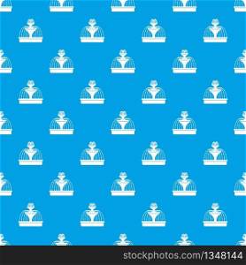 Fountain pattern vector seamless blue repeat for any use. Fountain pattern vector seamless blue