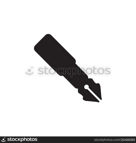 fountain pen icon vector design templates white on background