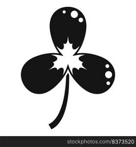 Four leaf clover icon simple vector. Irish luck. Fortune design. Four leaf clover icon simple vector. Irish luck