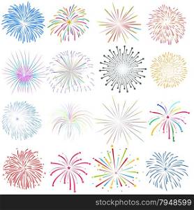 Fourth of July with firework Background