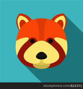 Fox head icon. Flat illustration of fox head vector icon for web design. Fox head icon, flat style