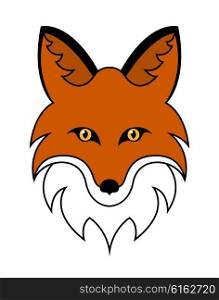 Fox head vector illustration