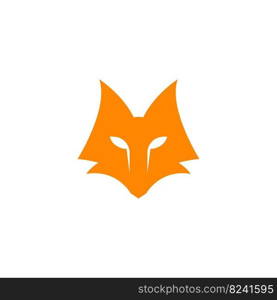 Fox icon logo design illustration template