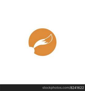 Fox icon logo design illustration template