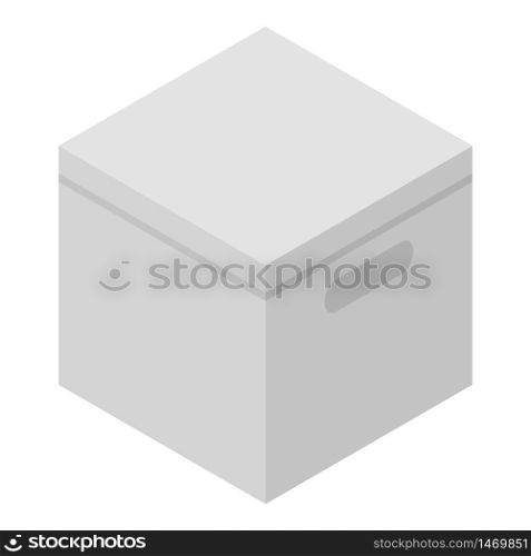 Fragile box icon. Isometric of fragile box vector icon for web design isolated on white background. Fragile box icon, isometric style