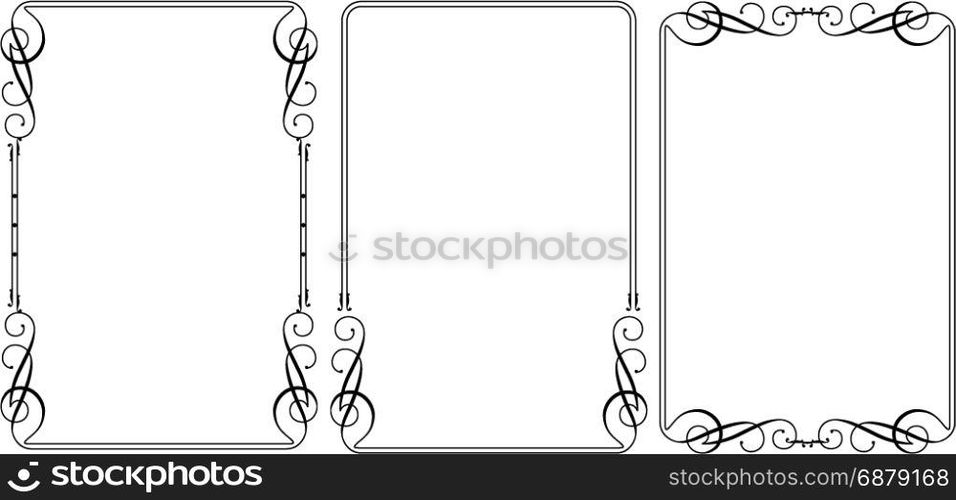 Frame Border Design Vector Art