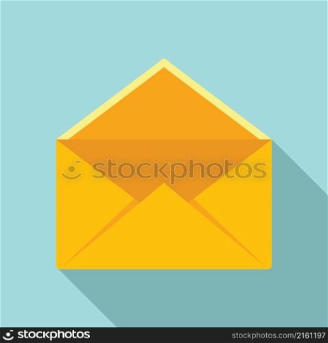 Frame envelope icon flat vector. Envelop card. Mail letter. Frame envelope icon flat vector. Envelop card