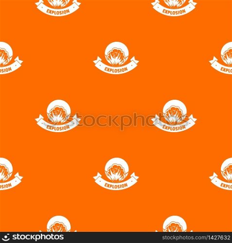 Frame explosion pattern vector orange for any web design best. Frame explosion pattern vector orange