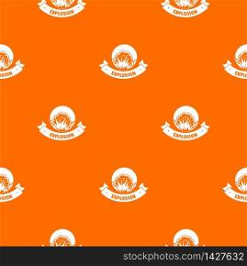 Frame explosion pattern vector orange for any web design best. Frame explosion pattern vector orange