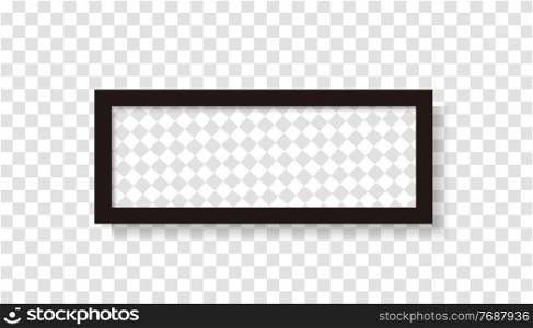 Frame for photos, exhibitions and brochures with a white background. Vector illustration. EPS10. Frame for photos, exhibitions and brochures with a white background. Vector illustration