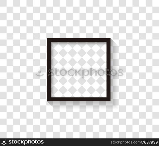 Frame for photos, exhibitions and brochures with a white background. Vector illustration. EPS10. Frame for photos, exhibitions and brochures with a white background. Vector illustration