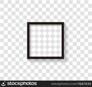 Frame for photos, exhibitions and brochures with a white background. Vector illustration. EPS10. Frame for photos, exhibitions and brochures with a white background. Vector illustration