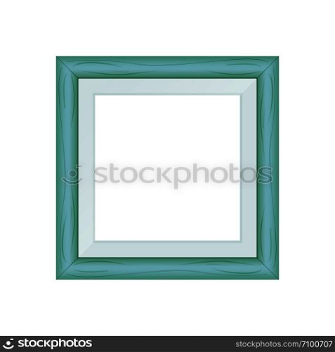 framework green pastel wooden blank for picture, image of square frames green soft color square isolated on white background, blank vintage frame image cute, empty frames picture chic luxury on white