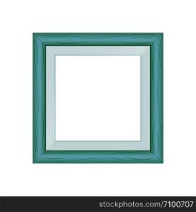 framework green pastel wooden blank for picture, image of square frames green soft color square isolated on white background, blank vintage frame image cute, empty frames picture chic luxury on white