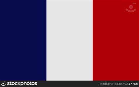 France flag image for any design in simple style. France flag image