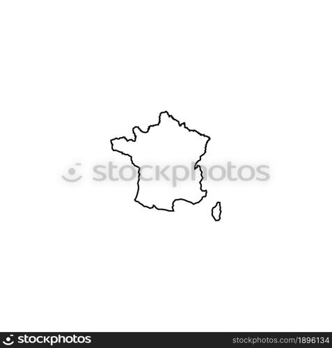 france map icon vector illustration symbol design.