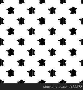 France pattern seamless in simple style vector illustration. France pattern vector