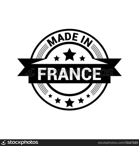 France stamp design vector