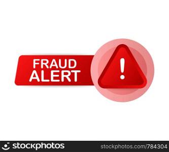 Fraud alert. Security Audit, Virus Scanning, Cleaning, Eliminating Malware, Ransomware. Vector stock illustration.
