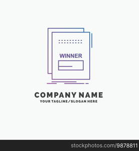 fraud, link, maleficient, malicious, script Purple Business Logo Template. Place for Tagline. Vector EPS10 Abstract Template background