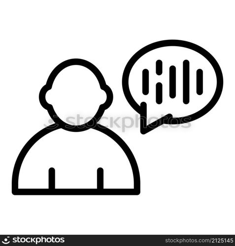 Fraud message icon outline vector. Cyber identity. Stop secure. Fraud message icon outline vector. Cyber identity