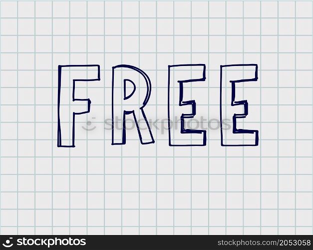 Free hand written lettering. Vector. Free hand written lettering. Vector hand draw font
