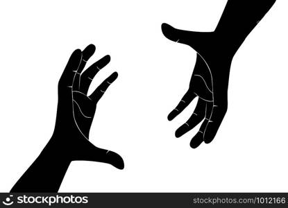 Free hands vector