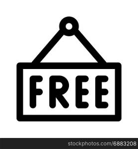 free hang sign, icon on isolated background