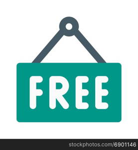 free hang sign, icon on isolated background