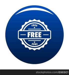 Free logo. Simple illustration of free vector logo for web. Free logo, simple style.