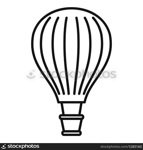 Freedom air balloon icon. Outline freedom air balloon vector icon for web design isolated on white background. Freedom air balloon icon, outline style