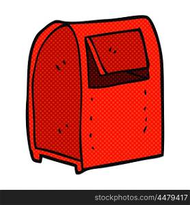 freehand drawn cartoon mailbox