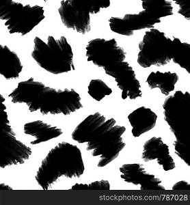 Freehand leopard skin seamless pattern. Abstract animal fur wallpaper. Vector illustration. Freehand leopard skin seamless pattern. Abstract animal fur wallpaper.