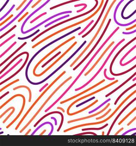 Freehand linear seamless pattern. Doodle style. Hand drawn line endless wallpaper. Design for fabric, textile print, wrapping, cover. Children hand drawn vector illustration. Freehand linear seamless pattern. Doodle style. Hand drawn line endless wallpaper.