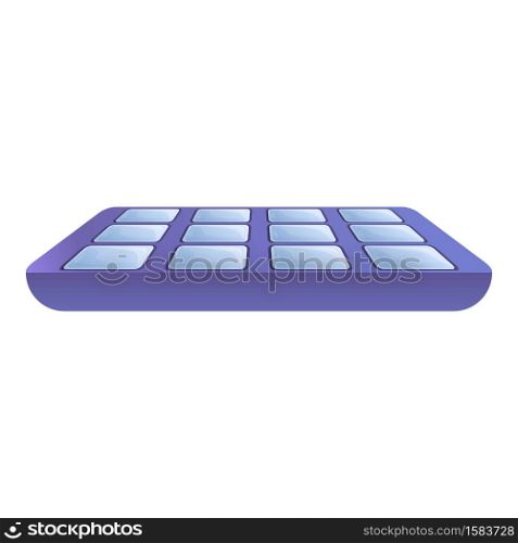Freezer ice cube tray icon. Cartoon of freezer ice cube tray vector icon for web design isolated on white background. Freezer ice cube tray icon, cartoon style