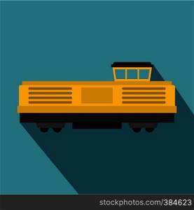 Freight train icon icon. Flat illustration of freight train vector icon for web design. Freight train icon, flat style