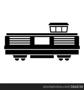 Freight train icon icon. Simple illustration of freight train vector icon for web design. Freight train icon, simple style