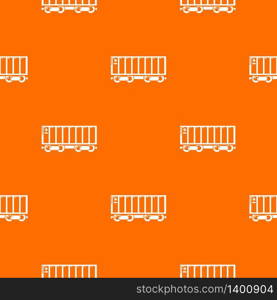 Freight train pattern vector orange for any web design best. Freight train pattern vector orange