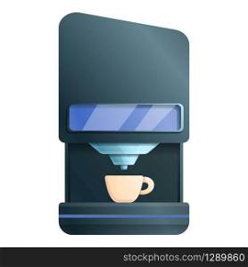French coffee machine icon. Cartoon of french coffee machine vector icon for web design isolated on white background. French coffee machine icon, cartoon style