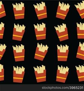 french fries fastfood theme. french fries fastfood theme vector art illustration