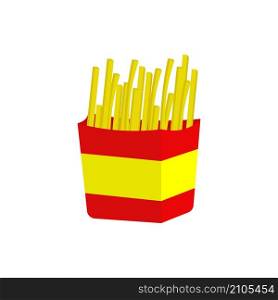 french fries icon design vector templates white on background