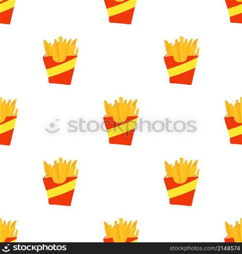 French fries pattern seamless background texture repeat wallpaper geometric vector. French fries pattern seamless vector