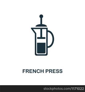 French Press icon. Premium style design from coffe shop collection. UX and UI. Pixel perfect french press icon. For web design, apps, software, printing usage.. French Press icon. Premium style design from coffe shop icon collection. UI and UX. Pixel perfect french press icon. For web design, apps, software, print usage.